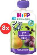 HiPP BIO 100% fruit Pear-Blackcurrant-Plum 8×100 g - Meal Pocket