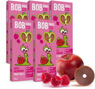Snail BOB apple-raspberry 5×30 g - Fruit Snack for Kids