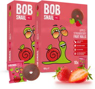 Snail BOB fruit rolls apple-strawberry 2×100 g - Fruit Snack for Kids