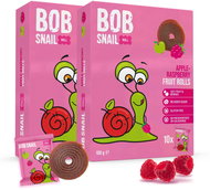 Snail BOB fruit rolls apple-raspberry 2×100 g - Fruit Snack for Kids