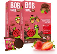 Snail BOB in milk chocolate apple-strawberry 2×100 g - Children's Cookies