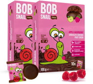Snail BOB in dark chocolate apple-raspberry 2×100 g - Children's Cookies