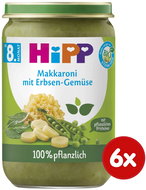 HiPP BIO Macaroni with vegetables, peas and pea protein, 6×220 g - Baby Food