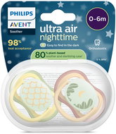 Philips AVENT SCF376/27 Ultra Air Nighttime, 0-6 m, 2 pcs - Baby Pacifier