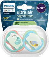 Philips AVENT SCF376/28 Ultra Air Nighttime, 6-18 m, 2 pcs - Baby Pacifier