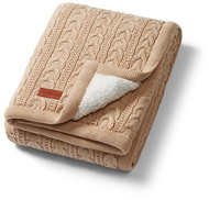 BabyOno cotton with fleece lining, beige - Blanket