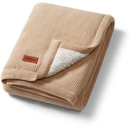 BabyOno cotton with fleece lining, beige - Blanket