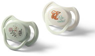 BabyOno symmetrical silicone 6-18 m, 2 pcs - Baby Pacifier