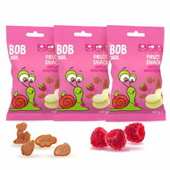 Snail Bob fruit snack apple-raspberry 3×40 g - Fruit Snack for Kids