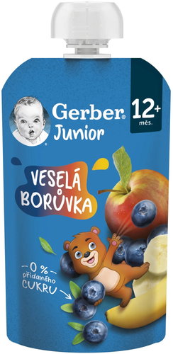 GERBER Junior pocket Happy Blueberry 110 g - Meal Pocket - Main image