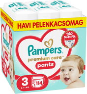 PAMPERS Premium Care Pants 3 (114 db) - Bugyipelenka