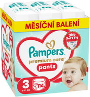 PAMPERS Premium Care Pants size 3 (114 pcs) - Nappies