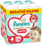 PAMPERS Premium Care Pants veľ. 4 (94 ks) - Plienkové nohavičky