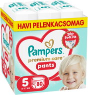 PAMPERS Premium Care Pants 5 (80 db) - Bugyipelenka
