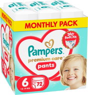 PAMPERS Premium Care Pants size 6 (72 pcs) - Nappies
