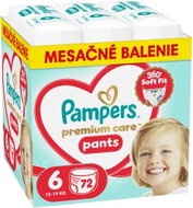 PAMPERS Premium Care Pants veľ. 6 (72 ks) - Plienkové nohavičky