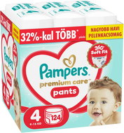 PAMPERS Premium Care Pants 4 (124 db) - Bugyipelenka