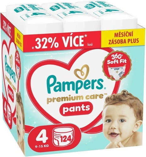 Pampers Premium Care Pants, 4, 124 db - Bugyipelenka - Fő fotó