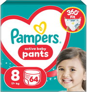 PAMPERS Pants veľ. 8 (64 ks) - Plienkové nohavičky