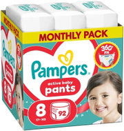 PAMPERS Pants veľ. 8 (92 ks) - Plienkové nohavičky