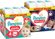 PAMPERS Pants Night vel. 4 (104 ks) + PAMPERS Pants vel. 4 (156 ks) - Jednorázové pleny