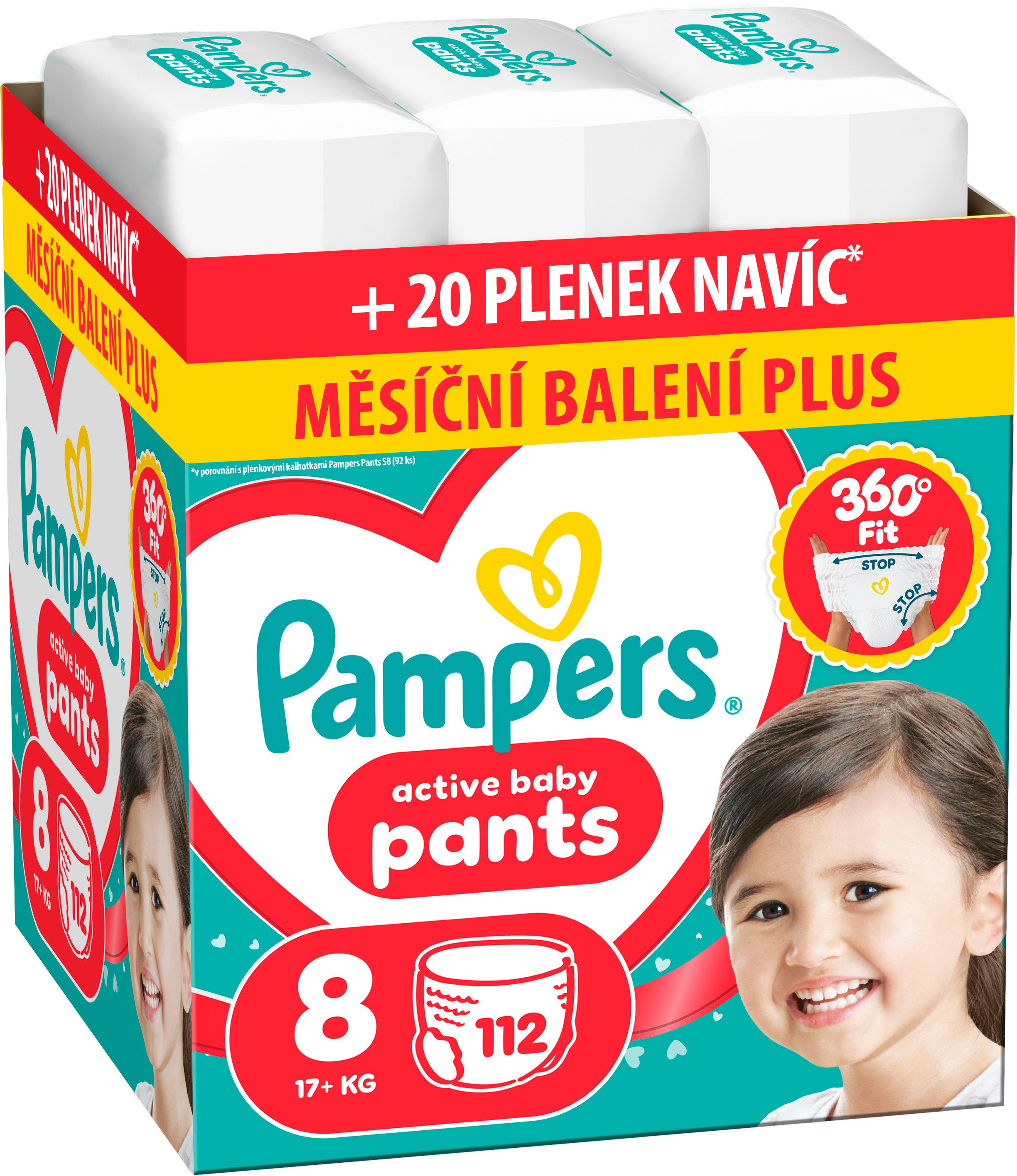 PAMPERS Pants vel. 8 (112 ks)