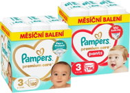 PAMPERS Premium Care Pants vel. 3 (114 ks) + PAMPERS Premium Care vel. 3 (180 ks) - Jednorázové pleny