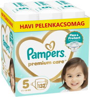 PAMPERS Premium Care 5 (132 db) - Eldobható pelenka