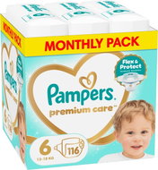 PAMPERS Premium Care size 6 (116 pcs) - Disposable Nappies