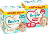PAMPERS Premium Care Pants vel. 6 (72 ks) + PAMPERS Premium Care vel. 6 (116 ks) - Jednorázové pleny