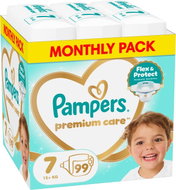 PAMPERS Premium Care size 7 (99 pcs) - Disposable Nappies