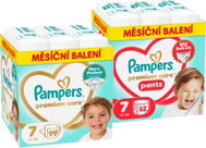 PAMPERS Premium Care Pants vel. 7 (62 ks) + PAMPERS Premium Care vel. 7 (99 ks) - Jednorázové pleny