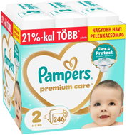 PAMPERS Premium Care 2 (246 db) - Eldobható pelenka
