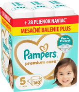 PAMPERS Premium Care veľ. 5 (160 ks) - Jednorazové plienky