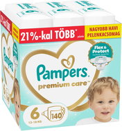 PAMPERS Premium Care 6 (140 db) - Eldobható pelenka