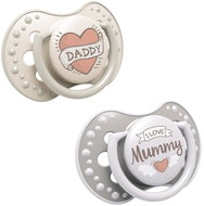 LOVI I Love 0-6 m holka, 2 ks  - Baby Pacifier