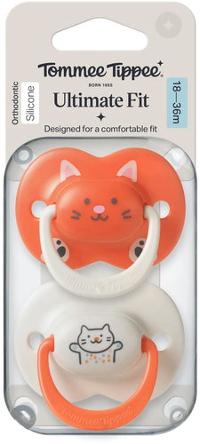 Tommee Tippee Ultimate Fit Deco Girl, 18-36 m, 2 ks - Baby Pacifier - Main image
