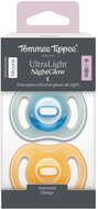 Tommee Tippee Ultra-light Night oranžová a modrá, 6-18 m, 2 ks - Baby Pacifier