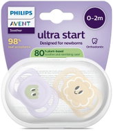 Philips AVENT SCF075/13 Ultrastart 0-2 m, girl, 2 pcs - Baby Pacifier