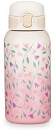 PETITE&MARS Stainless Steel Thermal Bottle with Spout, Delicate Flowers, 36m+, 500ml - Children's Water Bottle
