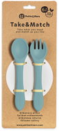 PETITE&MARS Take&Match Frosted Sky 6 m+ - Cutlery Set