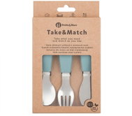 PETITE&MARS Take&Match Frosted Sky 12m+ - Cutlery Set
