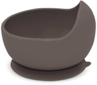 PETITE&MARS Silicone Suction Bowl Take&Match Bitter Cocoa 6m+ - Children's Bowl