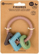 PETITE&MARS Figures Velvet Latte 0 m+ - Baby Teether