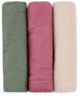 PETITE&MARS Moussy Botanic Tones 68 × 68 cm, 3 pcs - Cloth Nappies