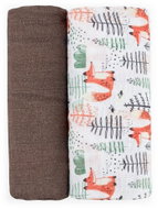 PETITE&MARS Misty Forest Fox 120 × 120cm, 2 pcs - Duvet 