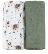 PETITE&MARS Misty Llama Vibes 120 × 120 cm, 2pcs - Duvet 