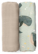 PETITE&MARS Misty Whale Song 120 × 120 cm, 2 pcs - Duvet 