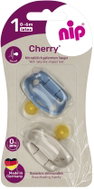 NIP Cherry Blue/Brown, 0–6 m, 2pcs - Baby Pacifier