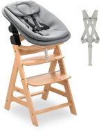 HAUCK Alpha+ Chair + Newborn Set Pro with Reclining Function – Natural - High Chair